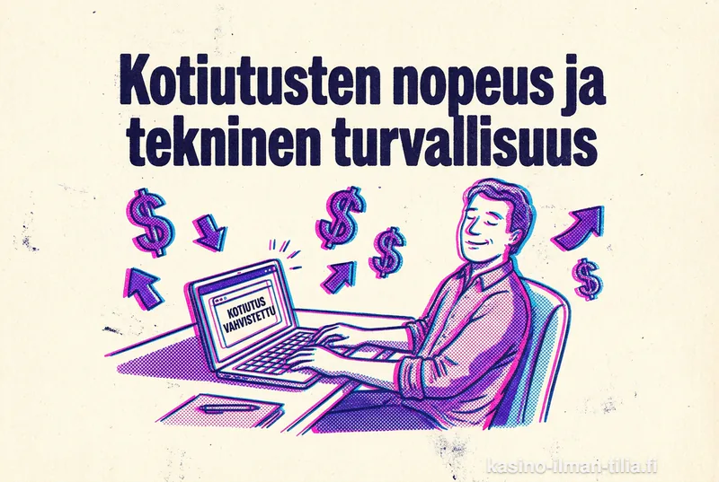 Kotiutusten nopeus ja tekninen turvallisuus