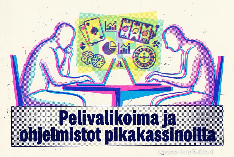 Pelivalikoima ja ohjelmistot pikakasinoilla